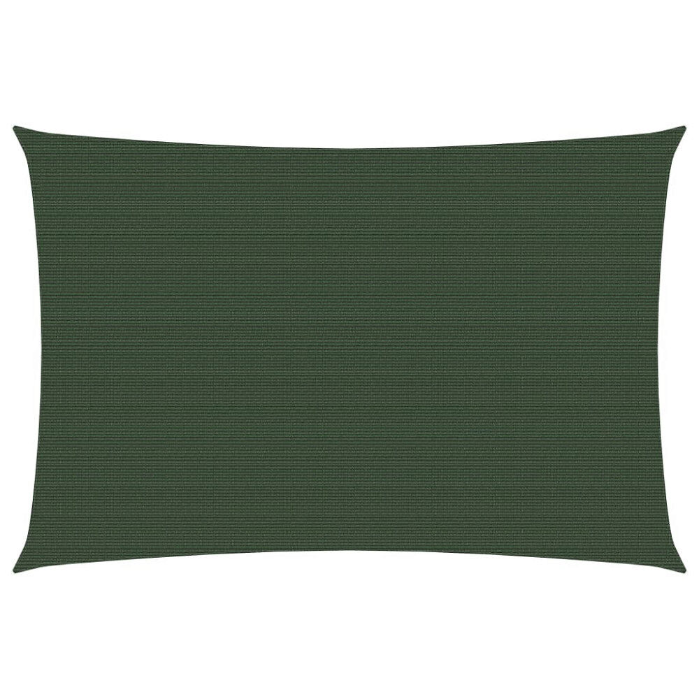 vidaXL Solsegel 160 g/m² mörkgrön 2,5x4 m HDPE