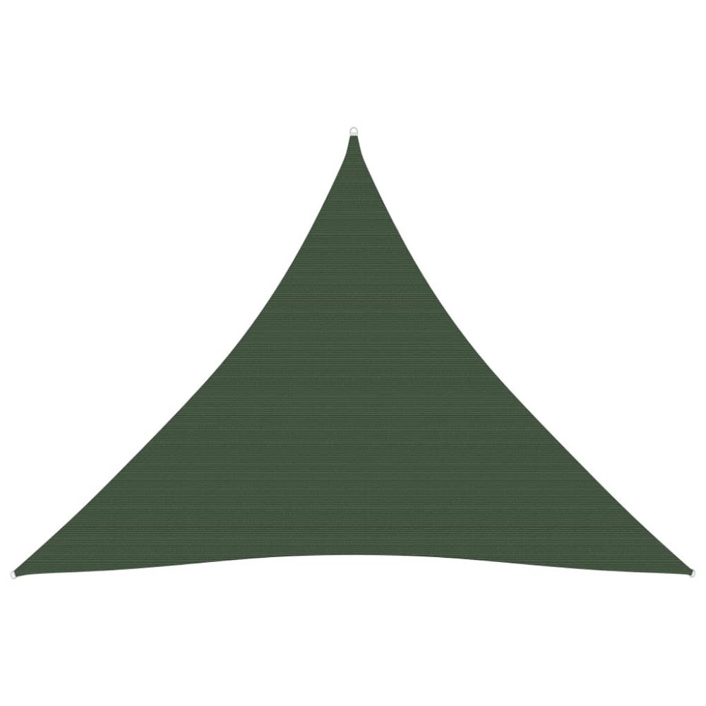 vidaXL Solsegel 160 g/m² mörkgrön 5x5x5 m HDPE
