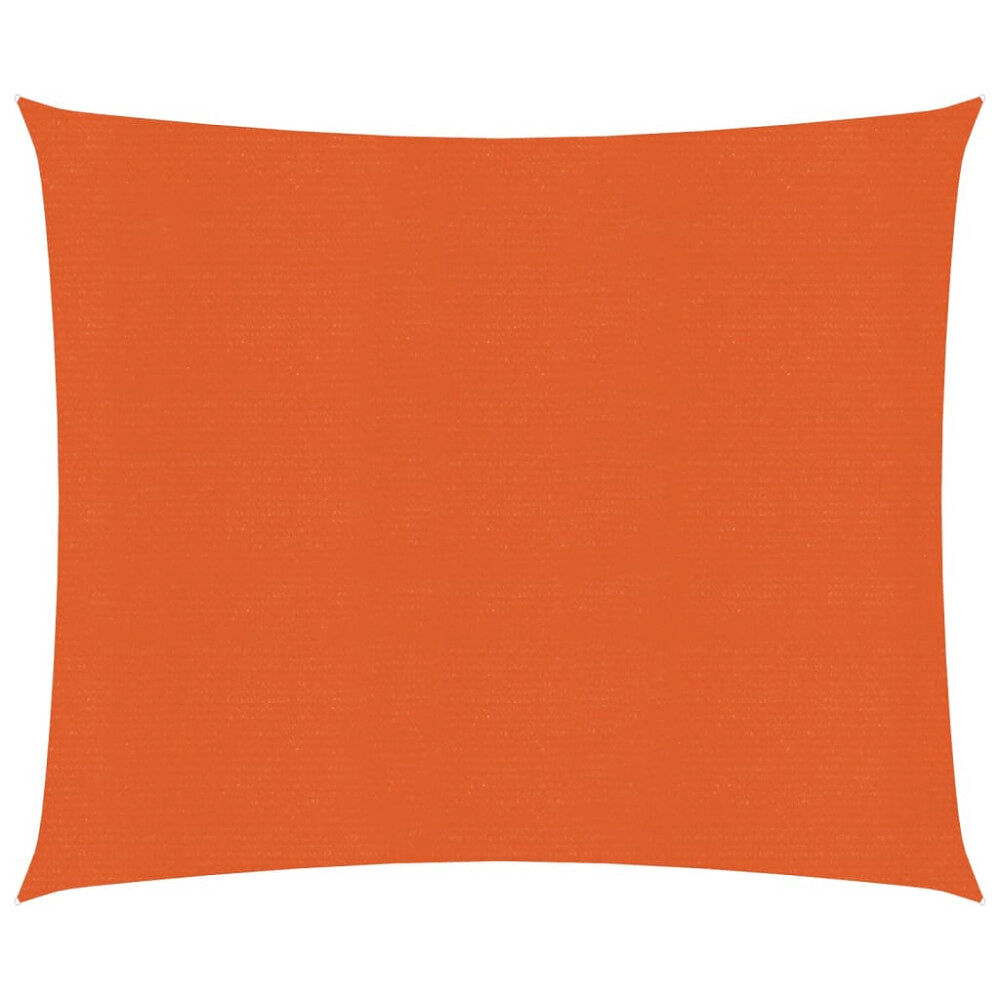 vidaXL Solsegel 160 g/m² orange 2x2,5 m HDPE