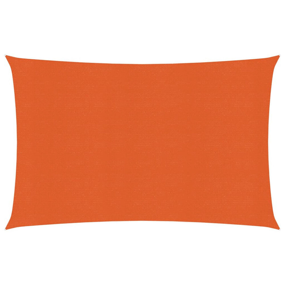 vidaXL Solsegel 160 g/m² orange 2x3 m HDPE