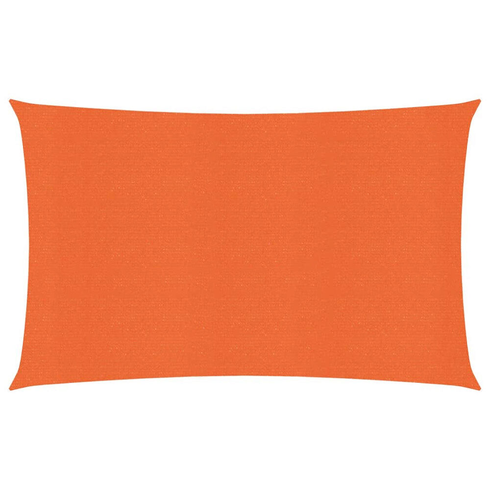 vidaXL Solsegel 160 g/m² orange 2x4 m HDPE