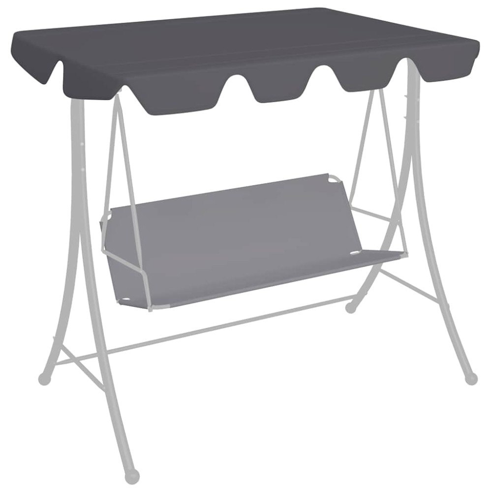 vidaXL Reservtak för hammock antracit 188/168x145/110cm