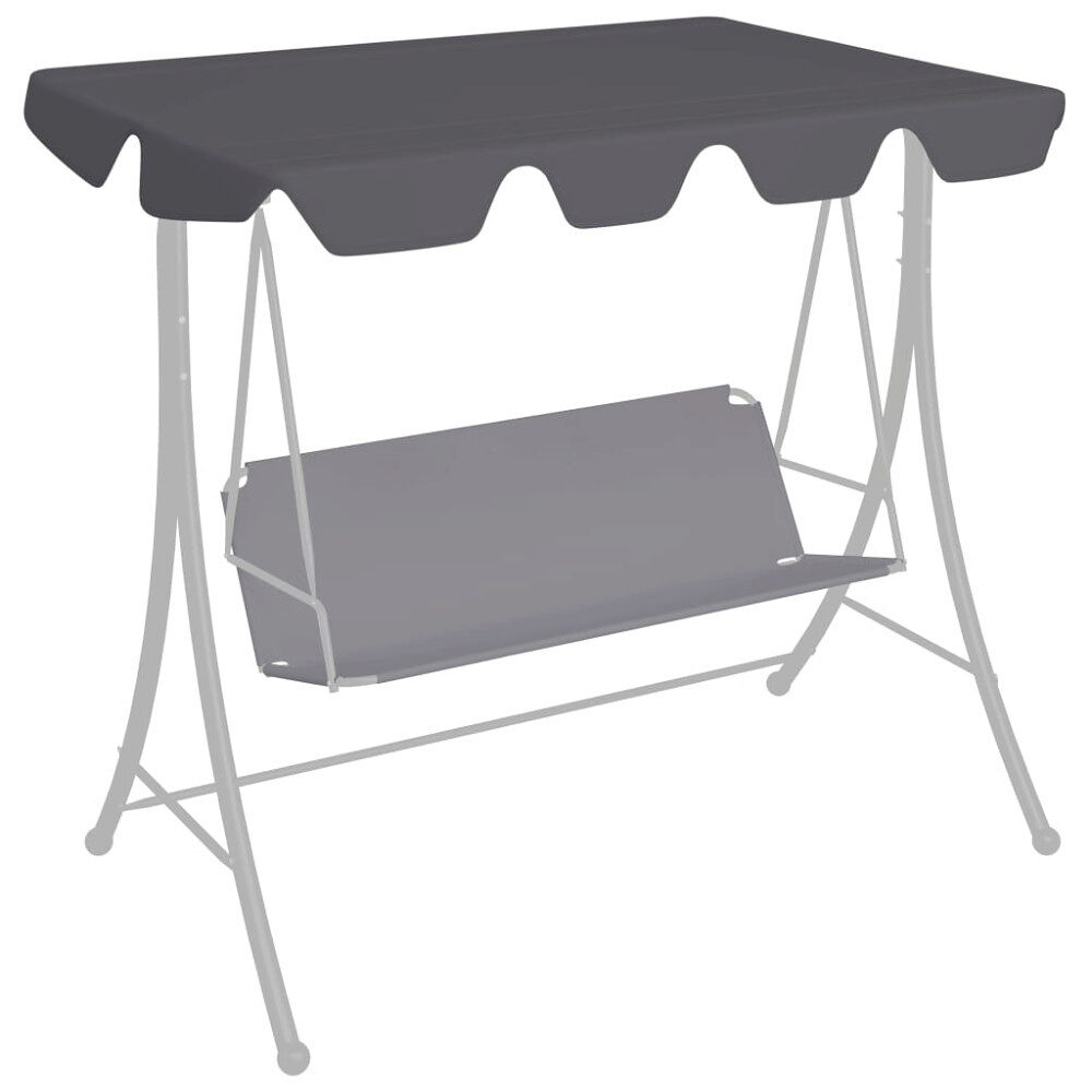 vidaXL Reservtak för hammock antracit 188/168x145/110cm