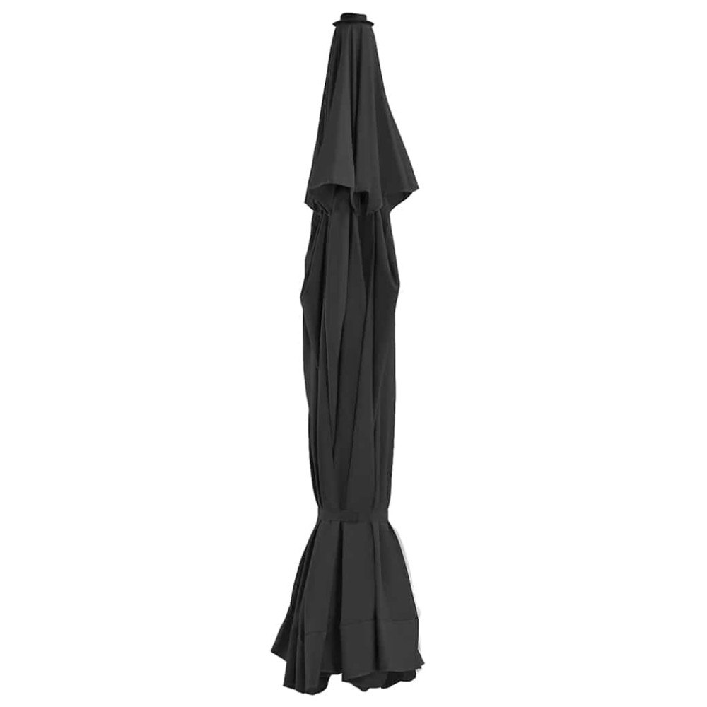 vidaXL Reservtyg för parasoll svart 515 cm