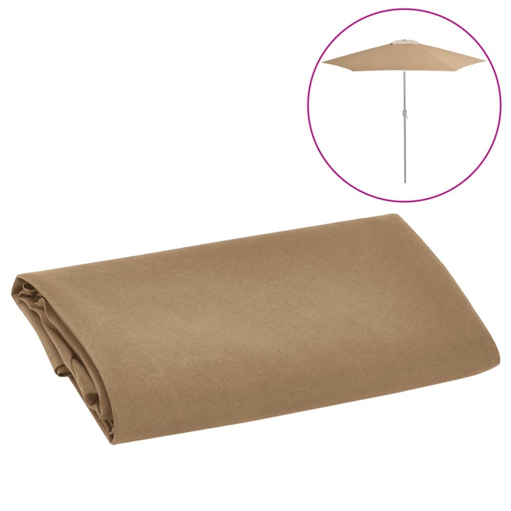 vidaXL Reservtyg för parasoll taupe 300 cm