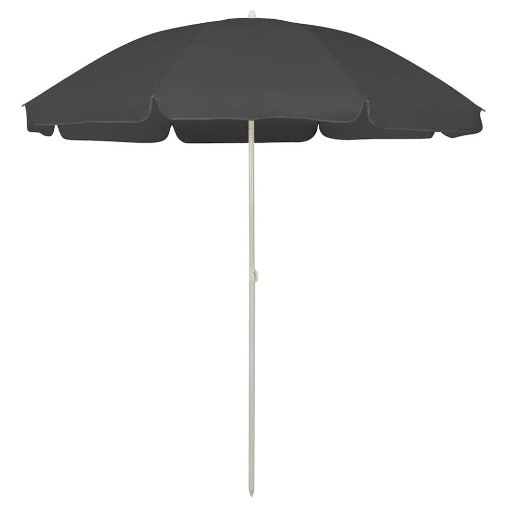 vidaXL Strandparasoll antracit 240 cm