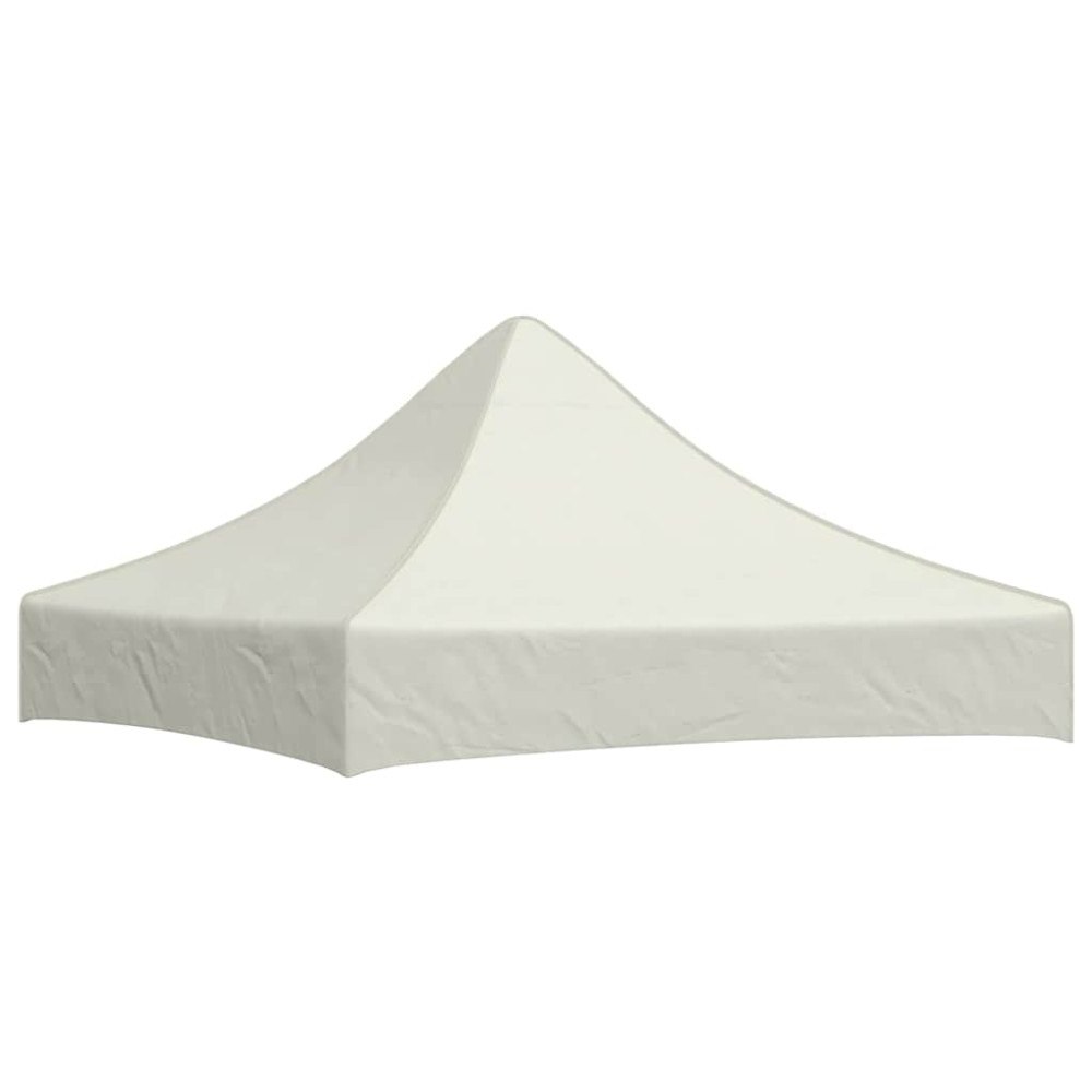 vidaXL Tak till partytält 2x2 m gräddvit 270 g/m²