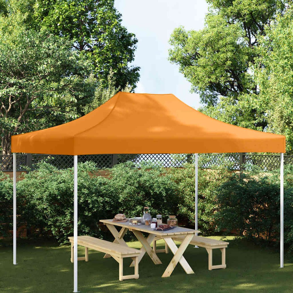vidaXL Tak till partytält 4,5x3 m orange 270 g/m²