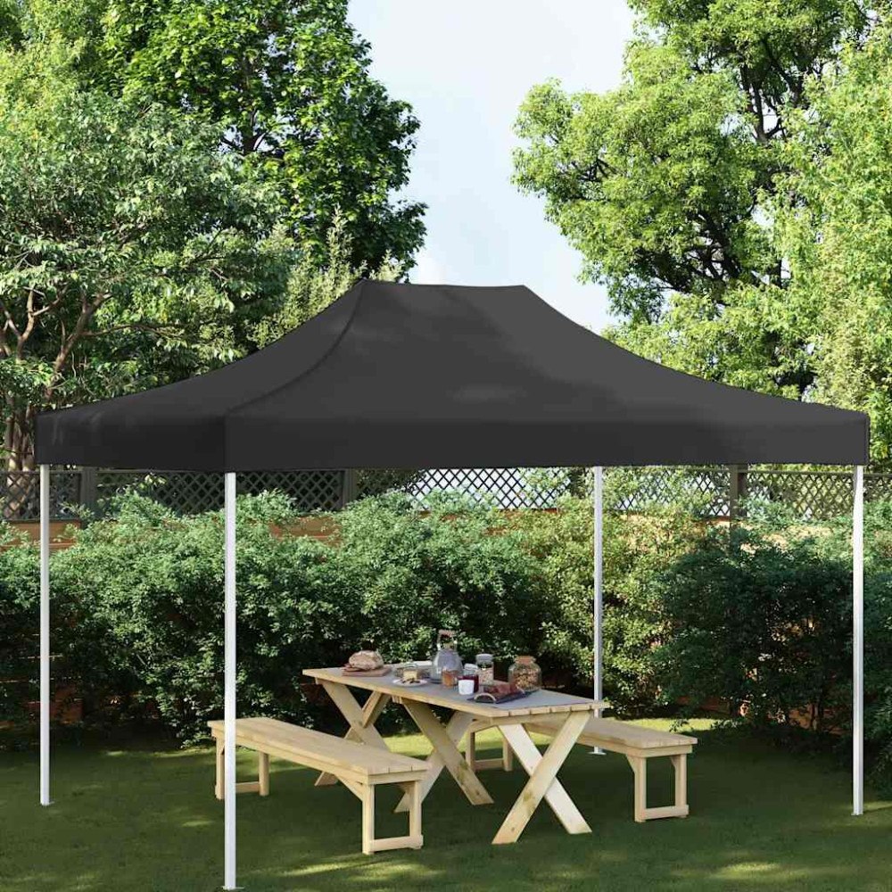 vidaXL Tak till partytält 4,5x3 m svart 270 g/m²