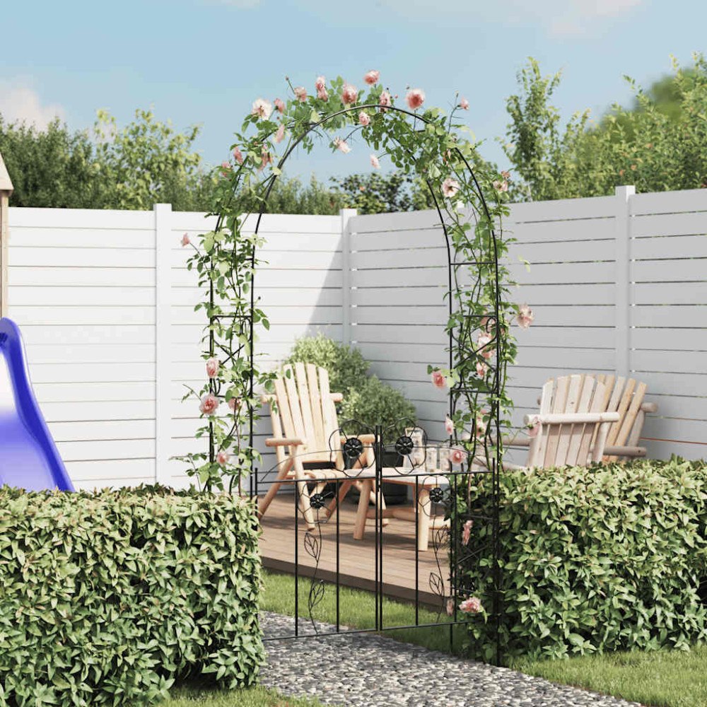 vidaXL Pergola med grind