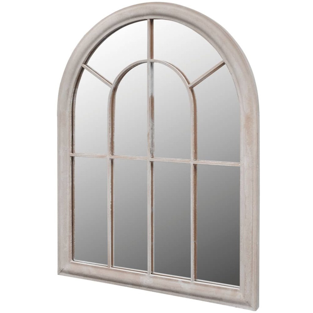 vidaXL Spegel med lantlig design inom-/utomhus 69x89 cm