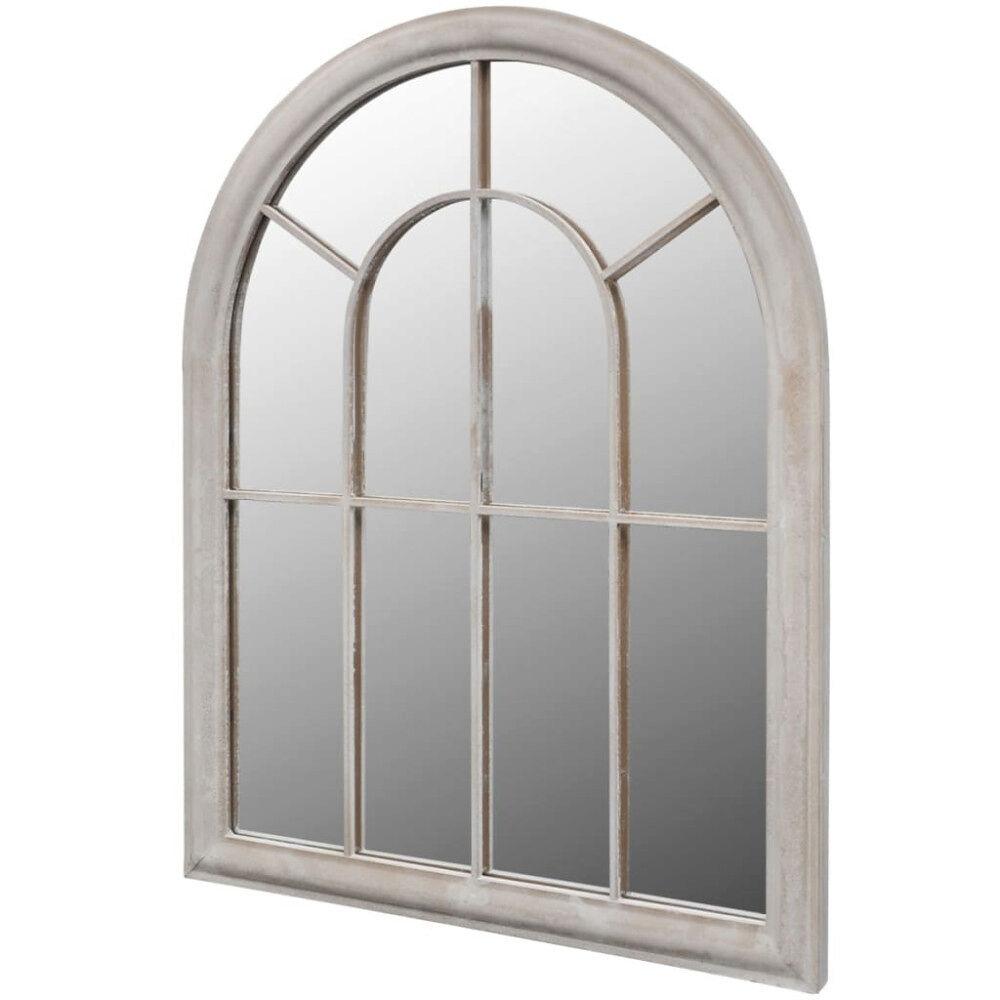 vidaXL Spegel med lantlig design inom-/utomhus 69x89 cm