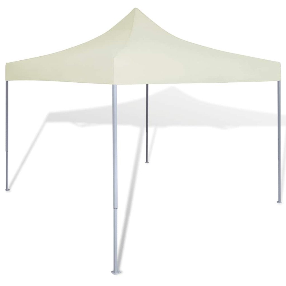 vidaXL Partytält 3 x 3 m gräddvit