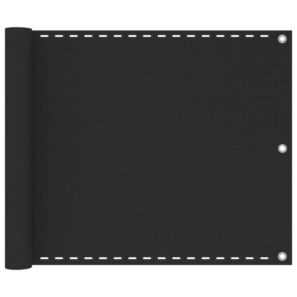 vidaXL Balkongskärm HDPE 75 x 600 cm antracit