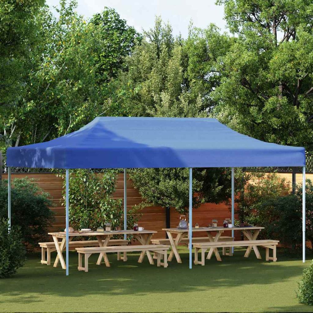 vidaXL Pop-Up hopfällbart partytält 3x6 m blå