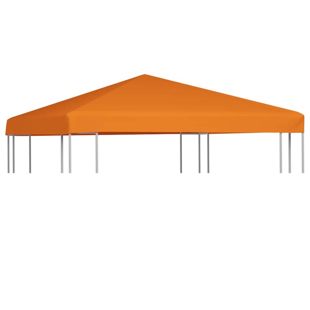 vidaXL Paviljongtak 310 g/m² 3x3 m orange