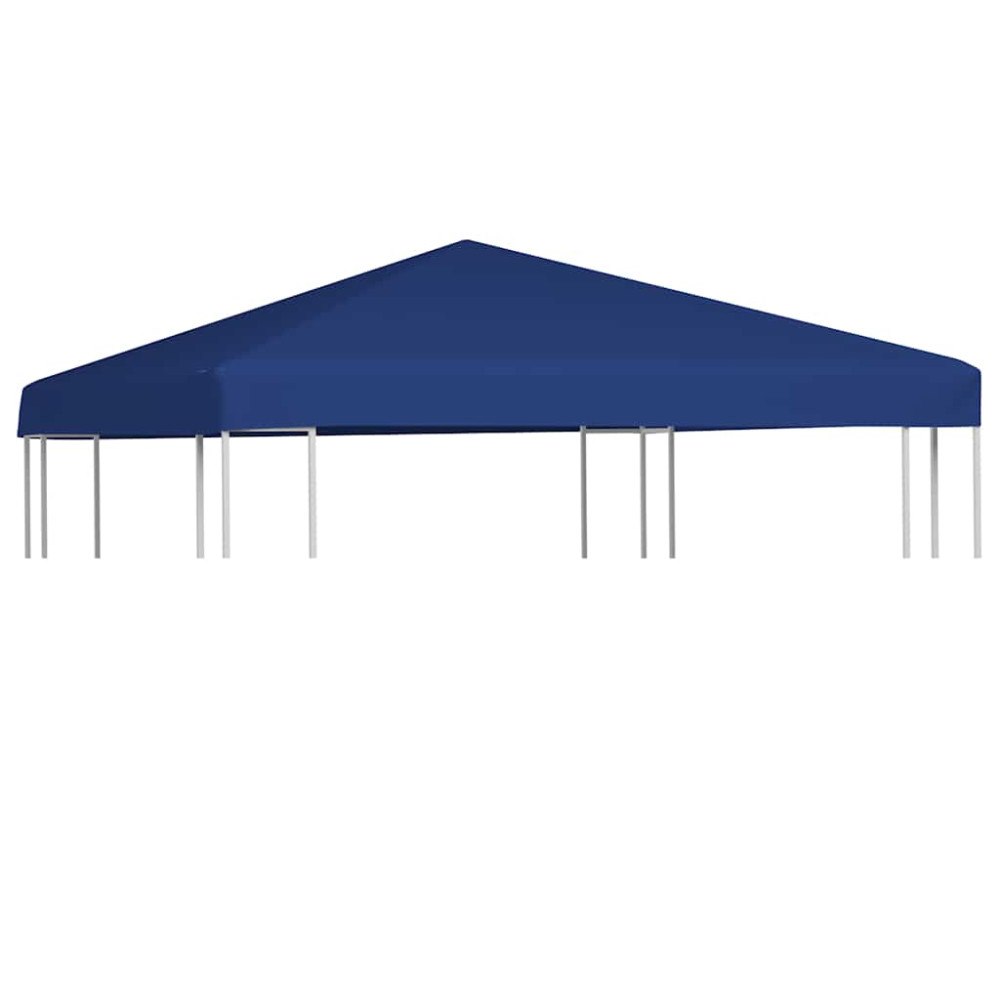 vidaXL Paviljongtak 310 g/m² 3x3 m blå
