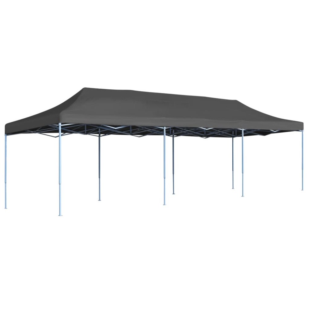 vidaXL Pop-Up hopfällbart partytält 3x9 m antracit
