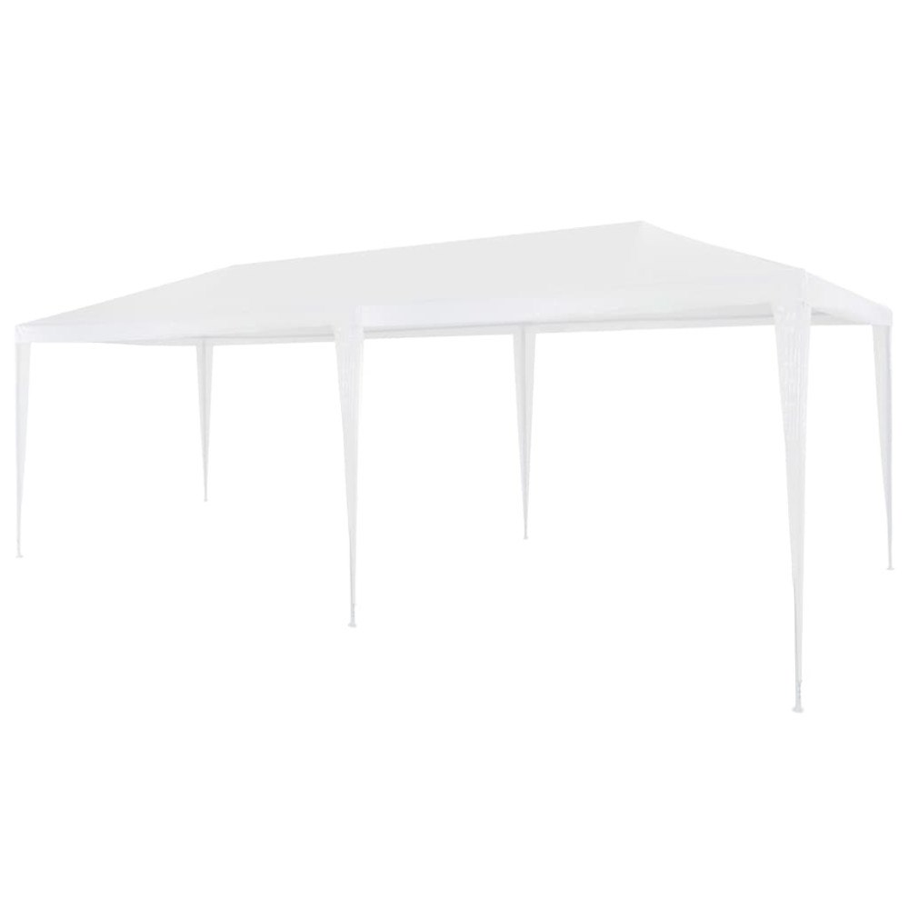 vidaXL Partytält PE 3x6 m vit