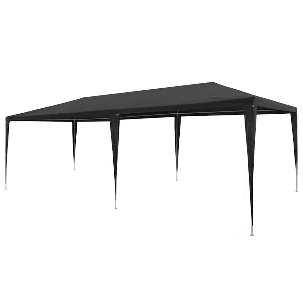 vidaXL Partytält PE 3x6 m antracit