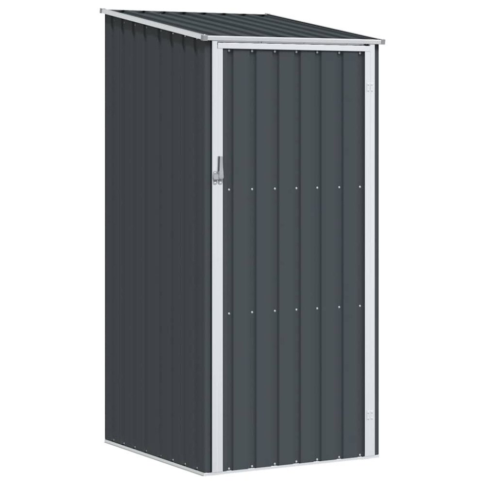 vidaXL Trädgårdsskjul antracit 87x98x159 cm galvaniserat stål