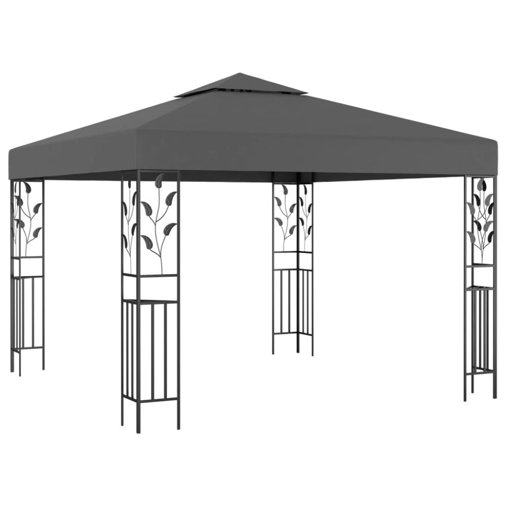 vidaXL Paviljong 3x3 m antracit