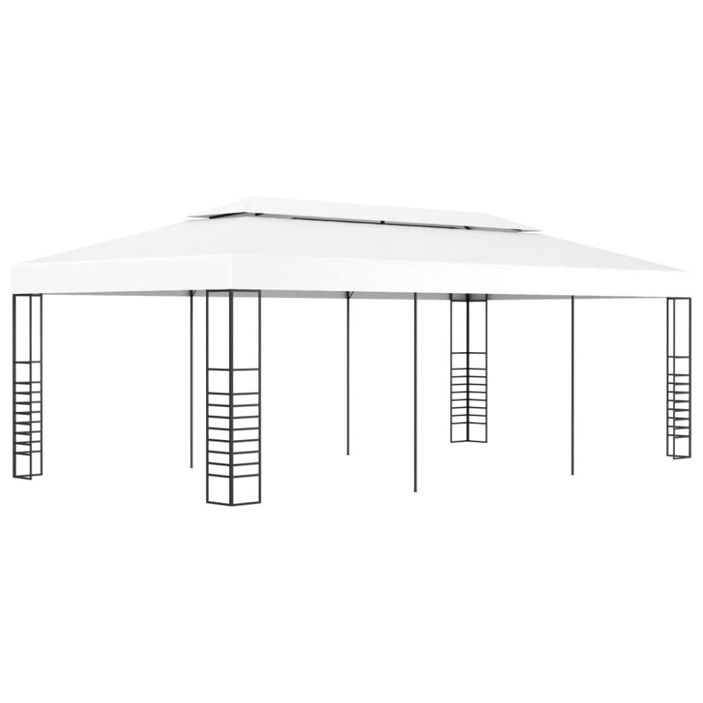 vidaXL Paviljong 6x3 m vit