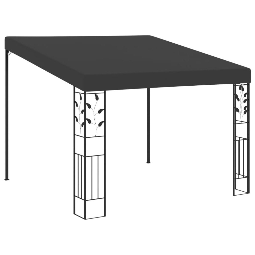 vidaXL Väggmonterad paviljong 3x3x2,5 m antracit