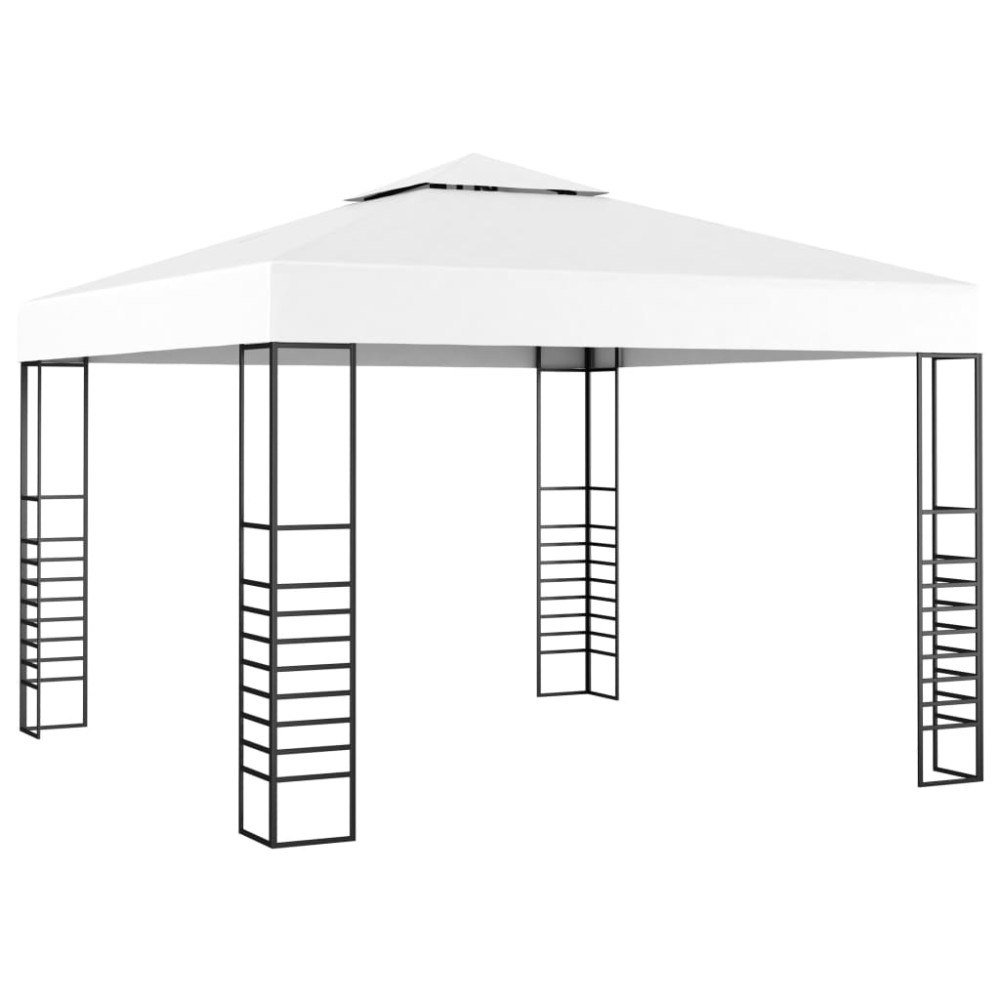 vidaXL Paviljong 3x3 m vit