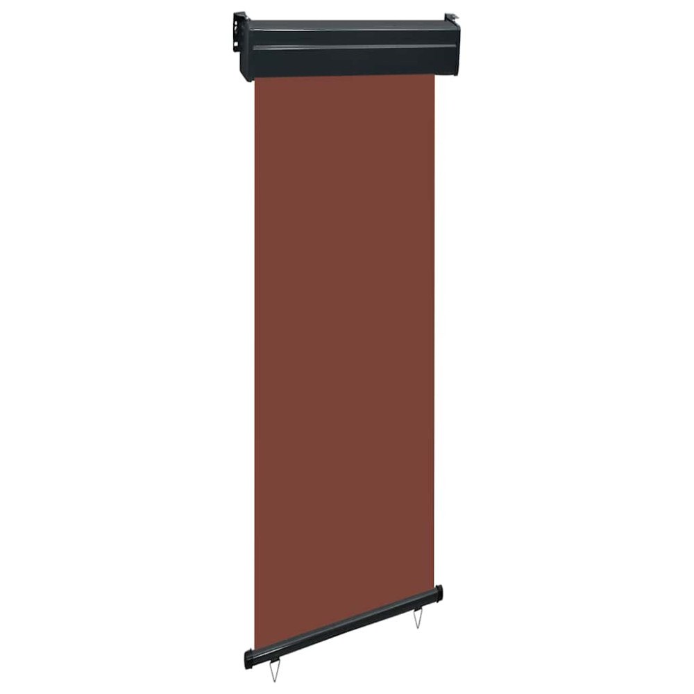 vidaXL Balkongmarkis 65x250 cm brun