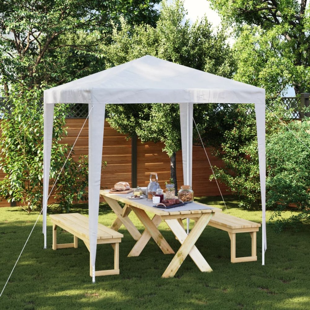 vidaXL Partytält 2x2 m vit