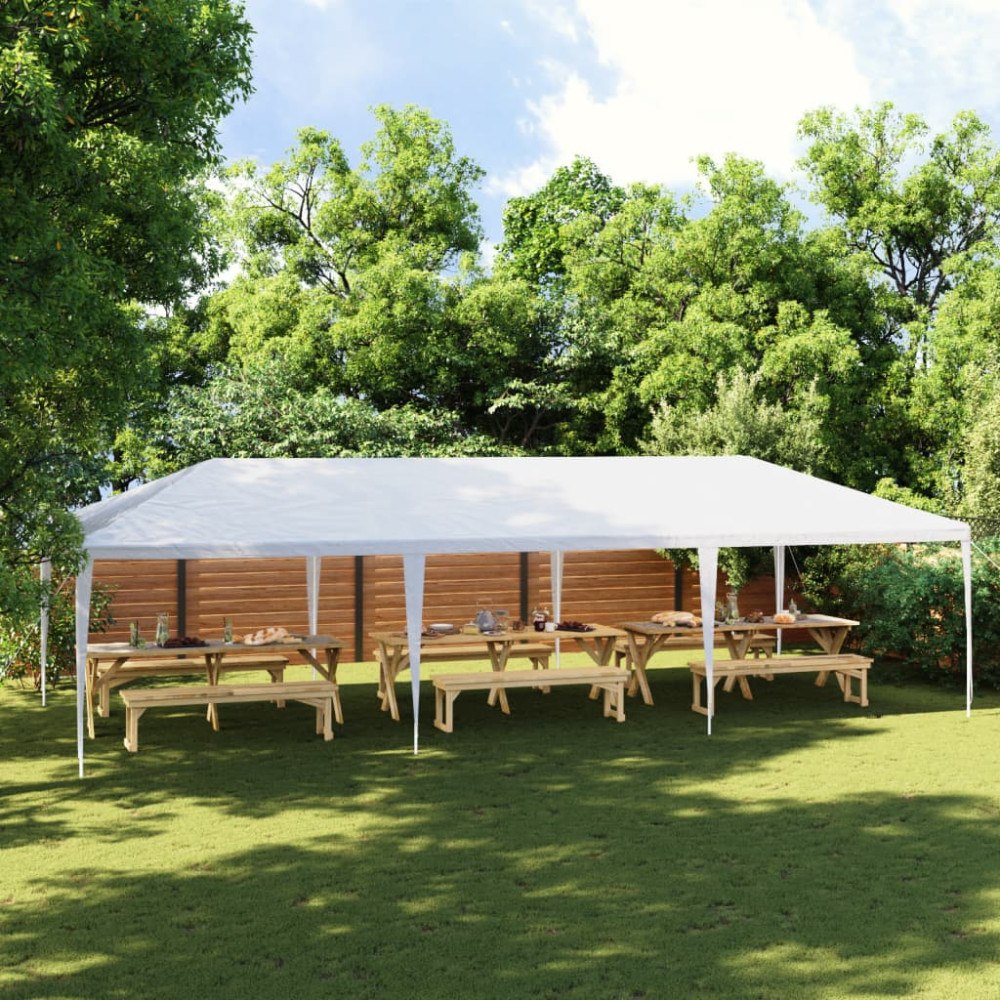 vidaXL Partytält 4x9 m vit
