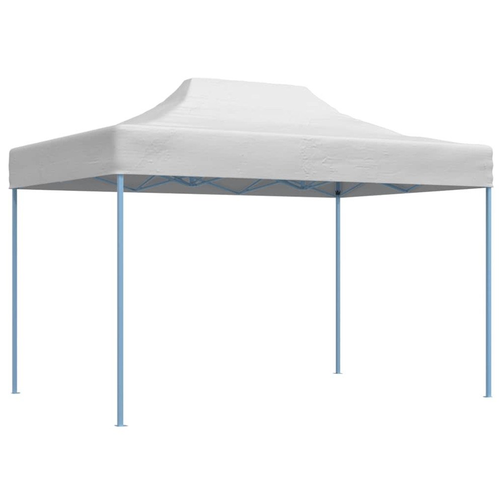 vidaXL Hopfällbart partytält 280x410x315 cm stål vit