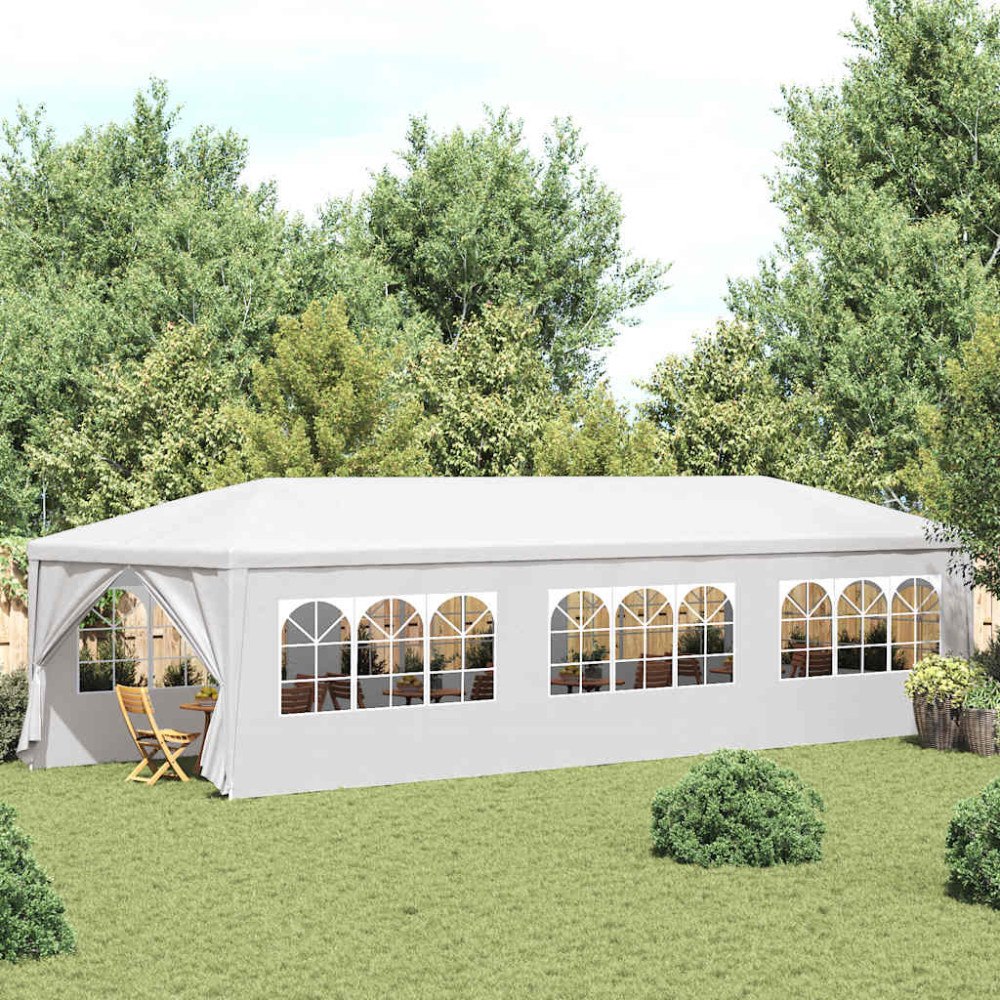 vidaXL Partytält 3x9 m vit