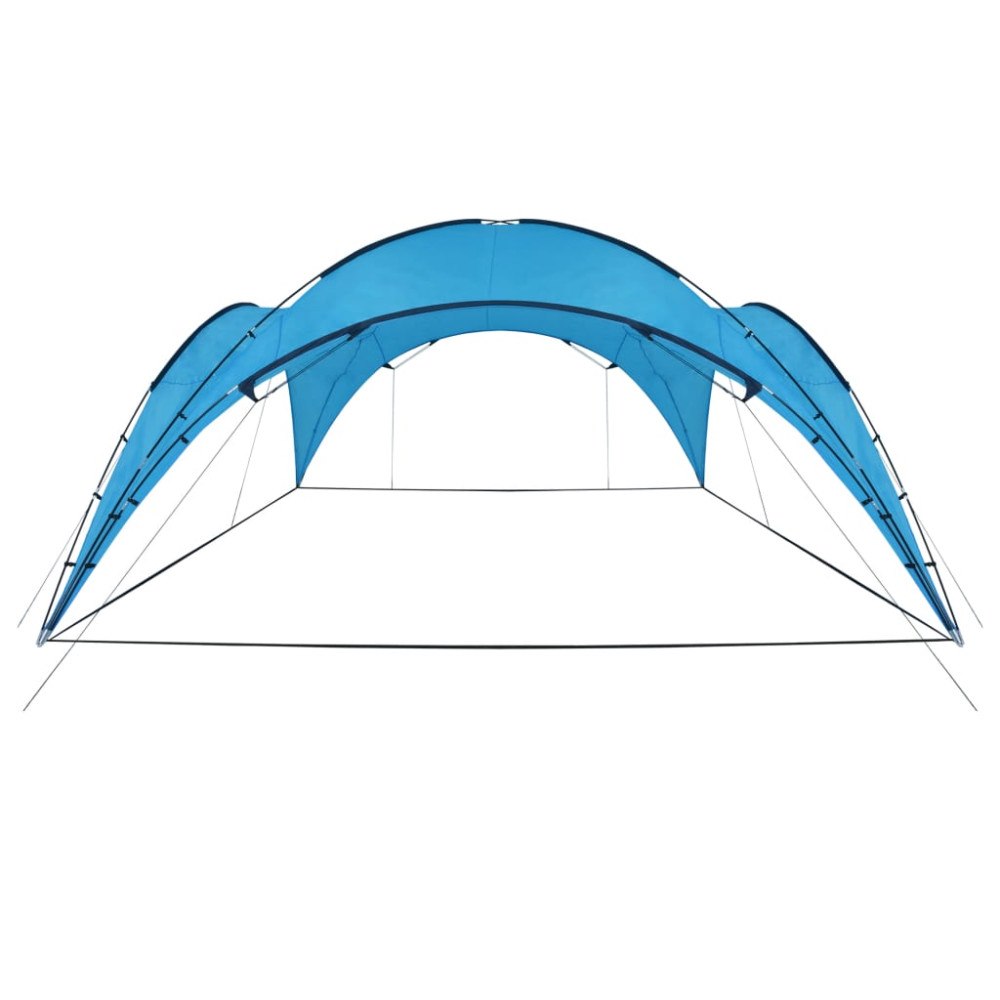 vidaXL Partytält valv 450x450x265 cm ljusblå