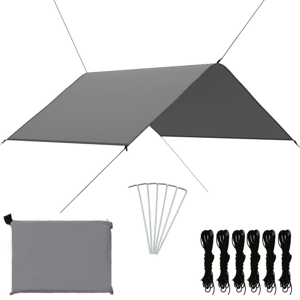 vidaXL Tarp 3x2,85 m grå