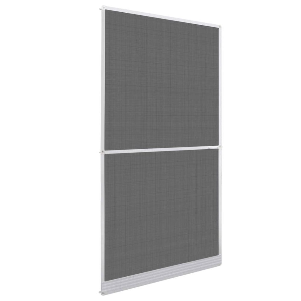 vidaXL Nätdörr med gångjärn 120 x 240 cm vit