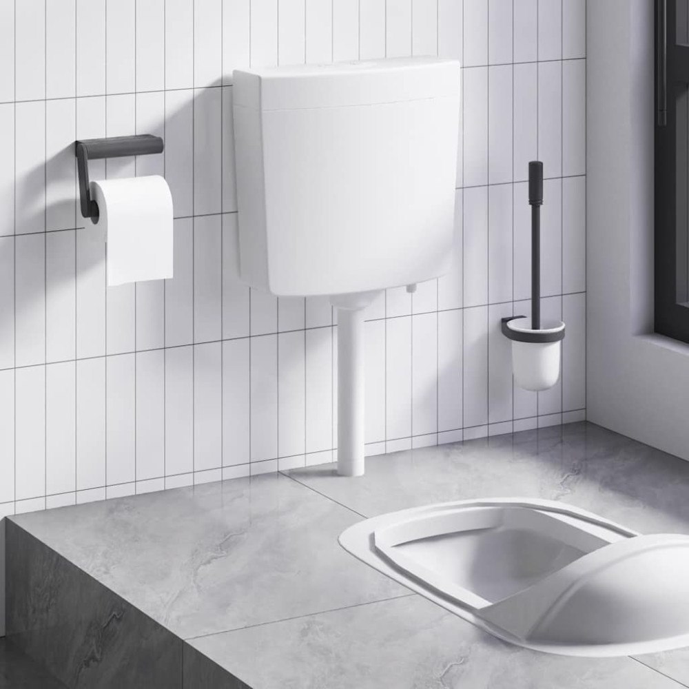 vidaXL Cistern till toalett med botten inlopp 3/6 L vit