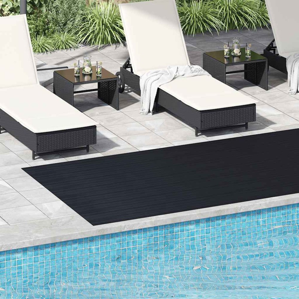 vidaXL Halkfri matta 1,5x4 m 3 mm fina ribbor
