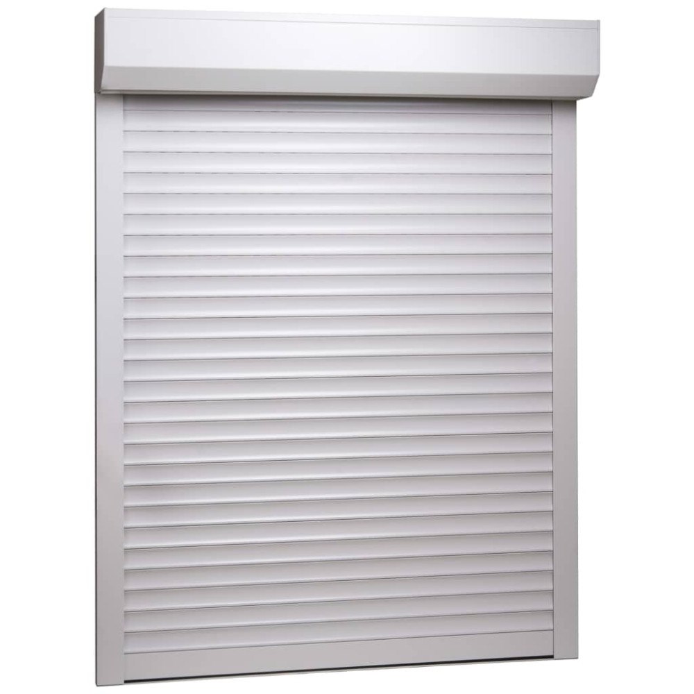 vidaXL Rulljalusi aluminium 120x150 cm vit