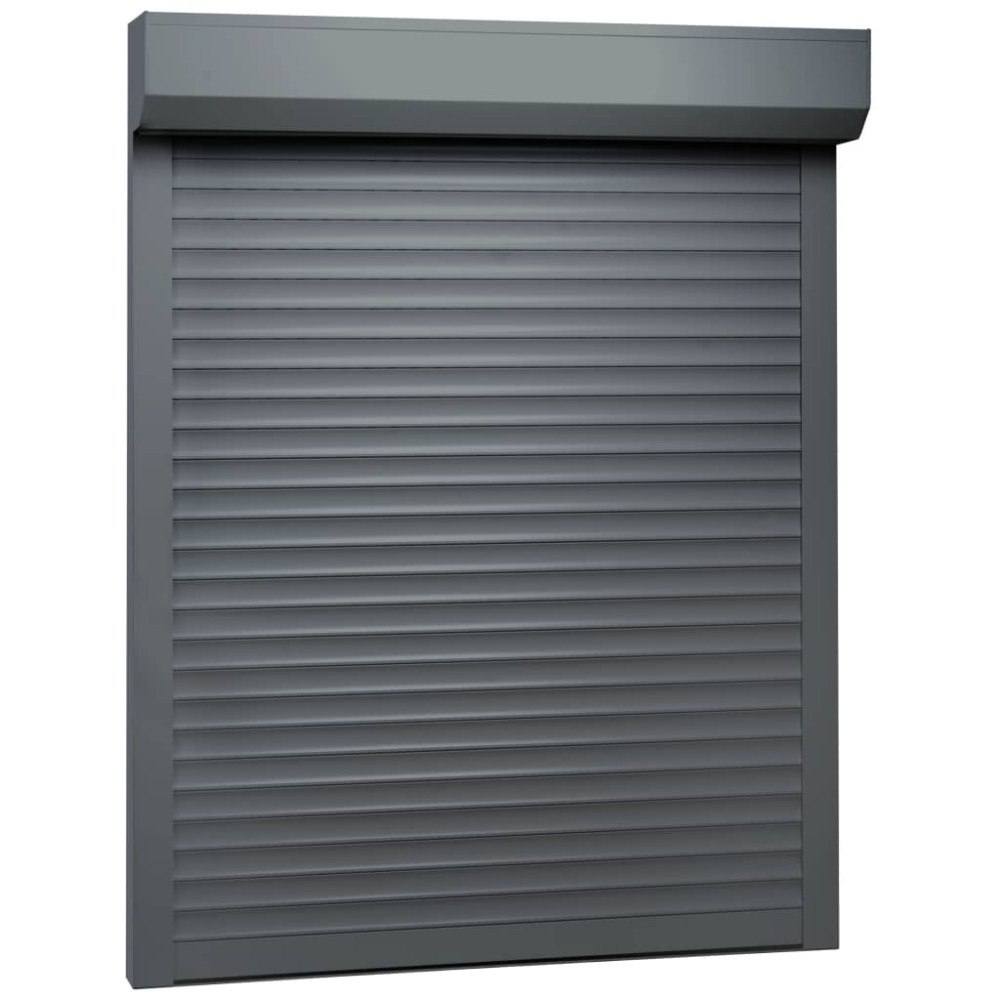 vidaXL Rulljalusi aluminium 140x150 cm antracit