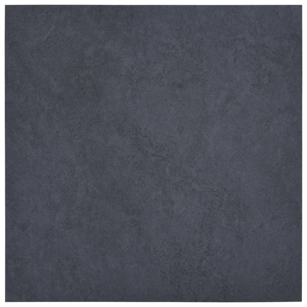 vidaXL Självhäftande golvplankor 5,11 m² PVC svart marmor