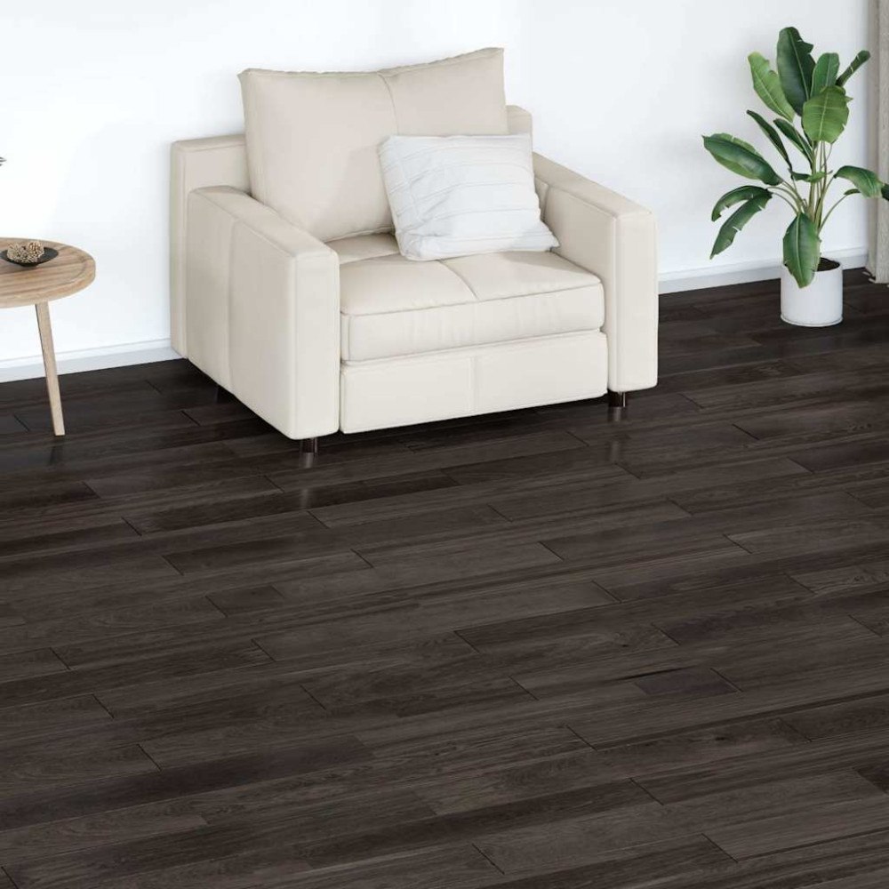 vidaXL Golvbrädor PVC 4,46 m² 3 mm självhäftande randigt trä