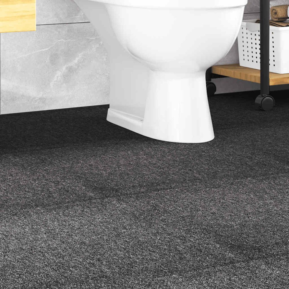 vidaXL Textilplattor 20 st 5 m² 50x50 cm antracit