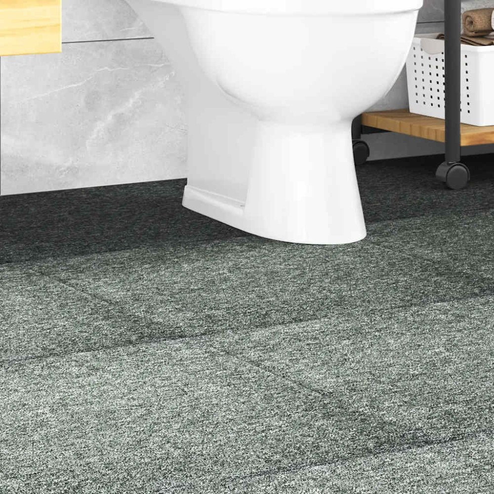 vidaXL Textilplattor 20 st 5 m² 50x50 cm grön