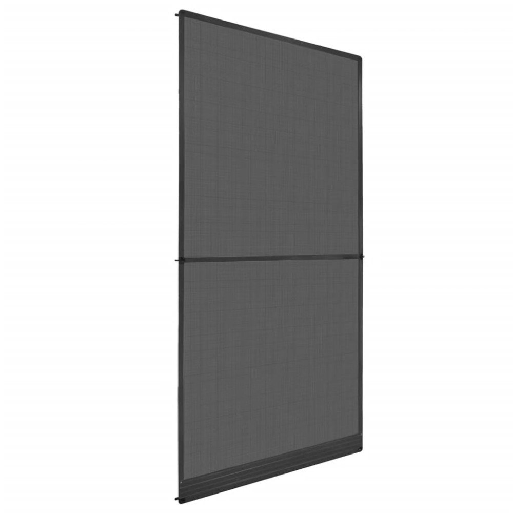 vidaXL Insektsnät med gångjärn för dörr antracit 120x240 cm