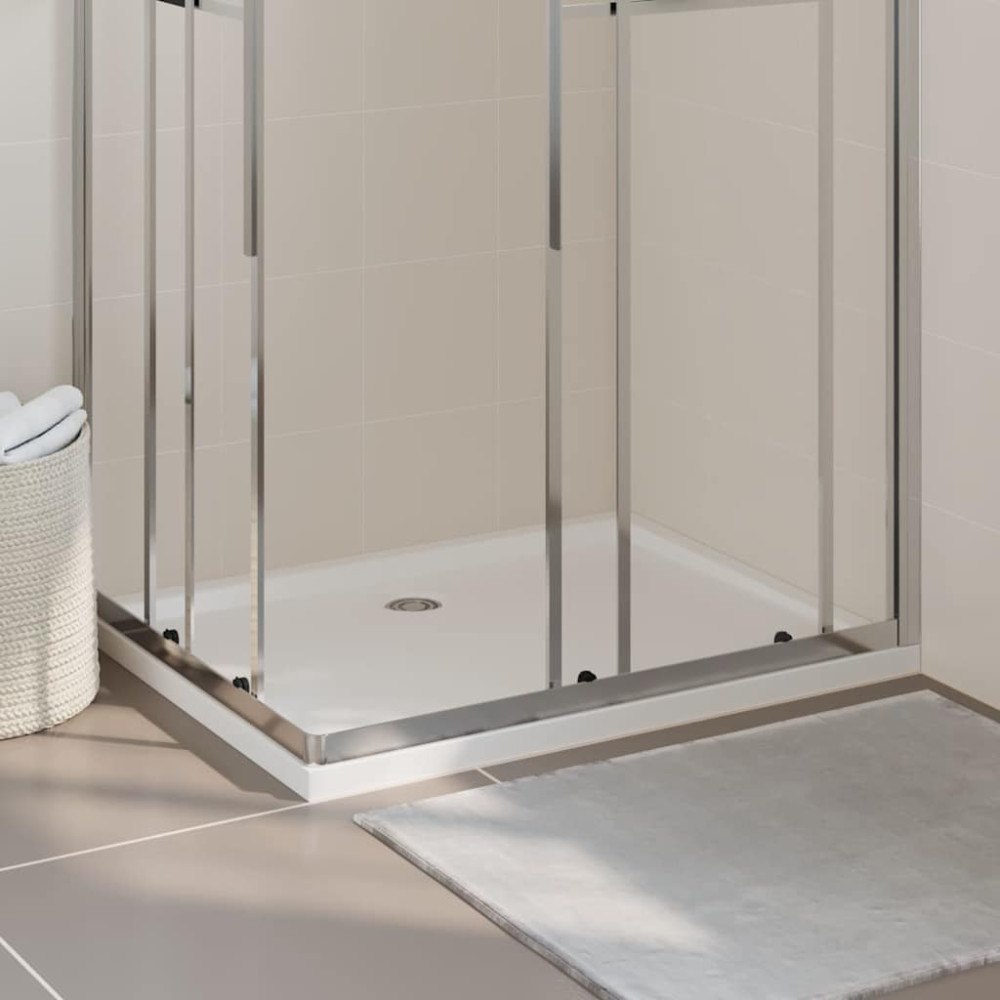 vidaXL Duschkar rektangulärt ABS 80x100 cm