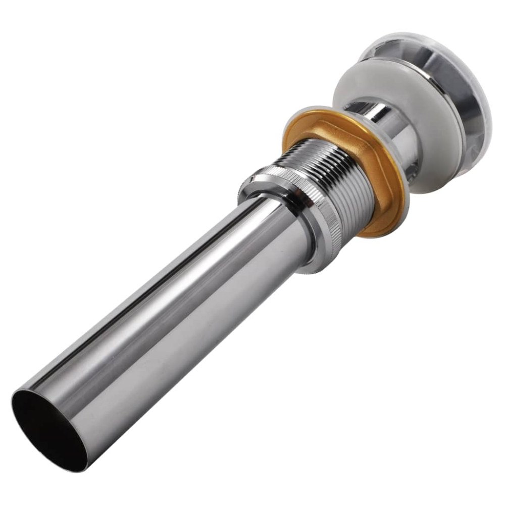 vidaXL Popup avlopp rostfritt stål