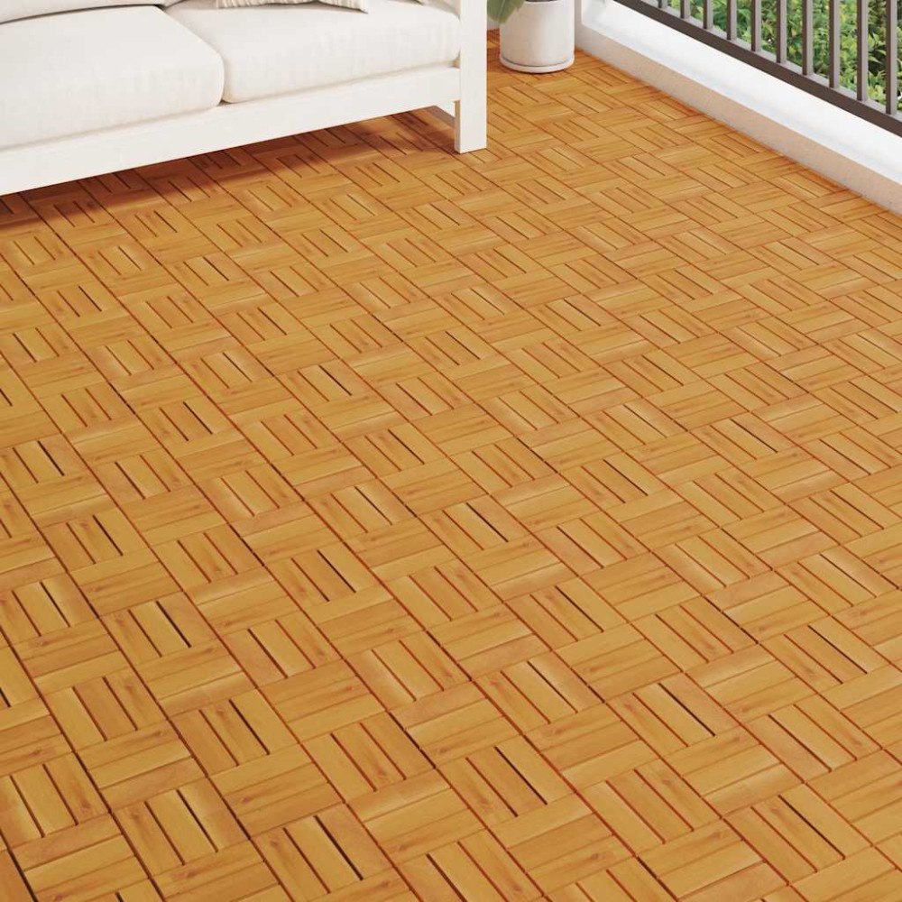 vidaXL Balkongplattor med vertikal design 30 x 30, 20 st