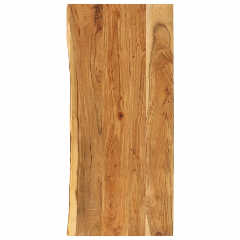 vidaXL Bänkskiva för badrum massivt akaciaträ 140x52x2,5 cm